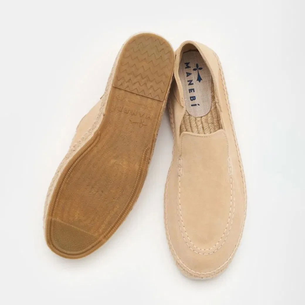 Freistehende Herren-Espadrilles in beige Freistehende Herren-Espadrilles in beige