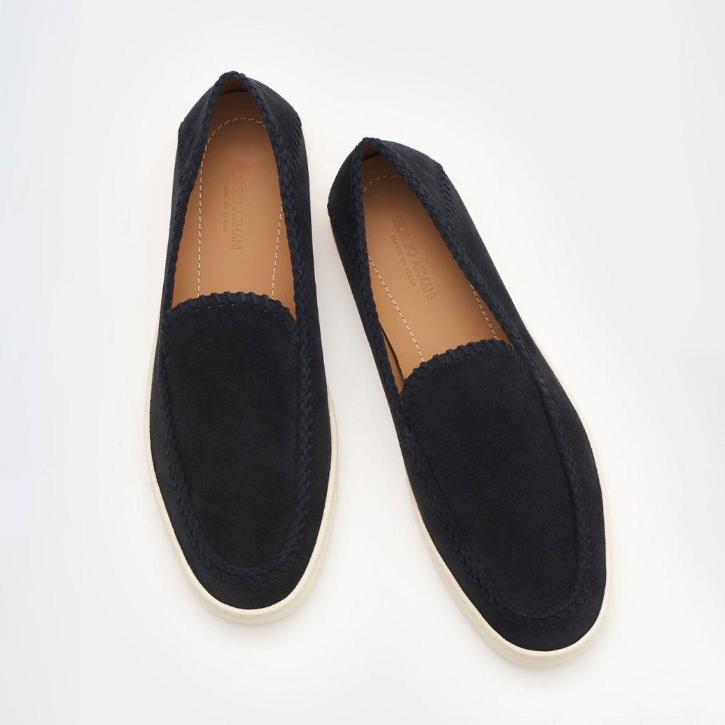 Freistehende Herren-Loafer in braun Freistehende Herren-Loafer in braun