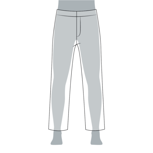 Grafik Ansicht einer Loose Fit Hose für Herren Grafik Ansicht einer Loose Fit Hose für Herren