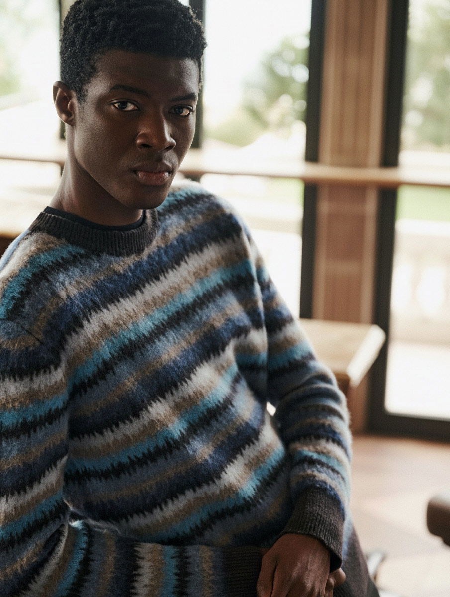 Strickpullover für Herren kombinieren