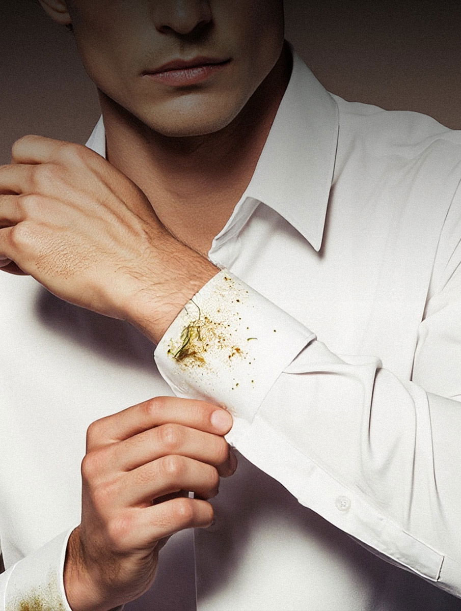 Grasflecken aus Kleidung entfernen 