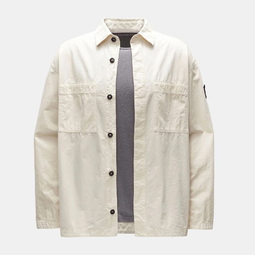 Lässiges Overshirt für Herren in creme