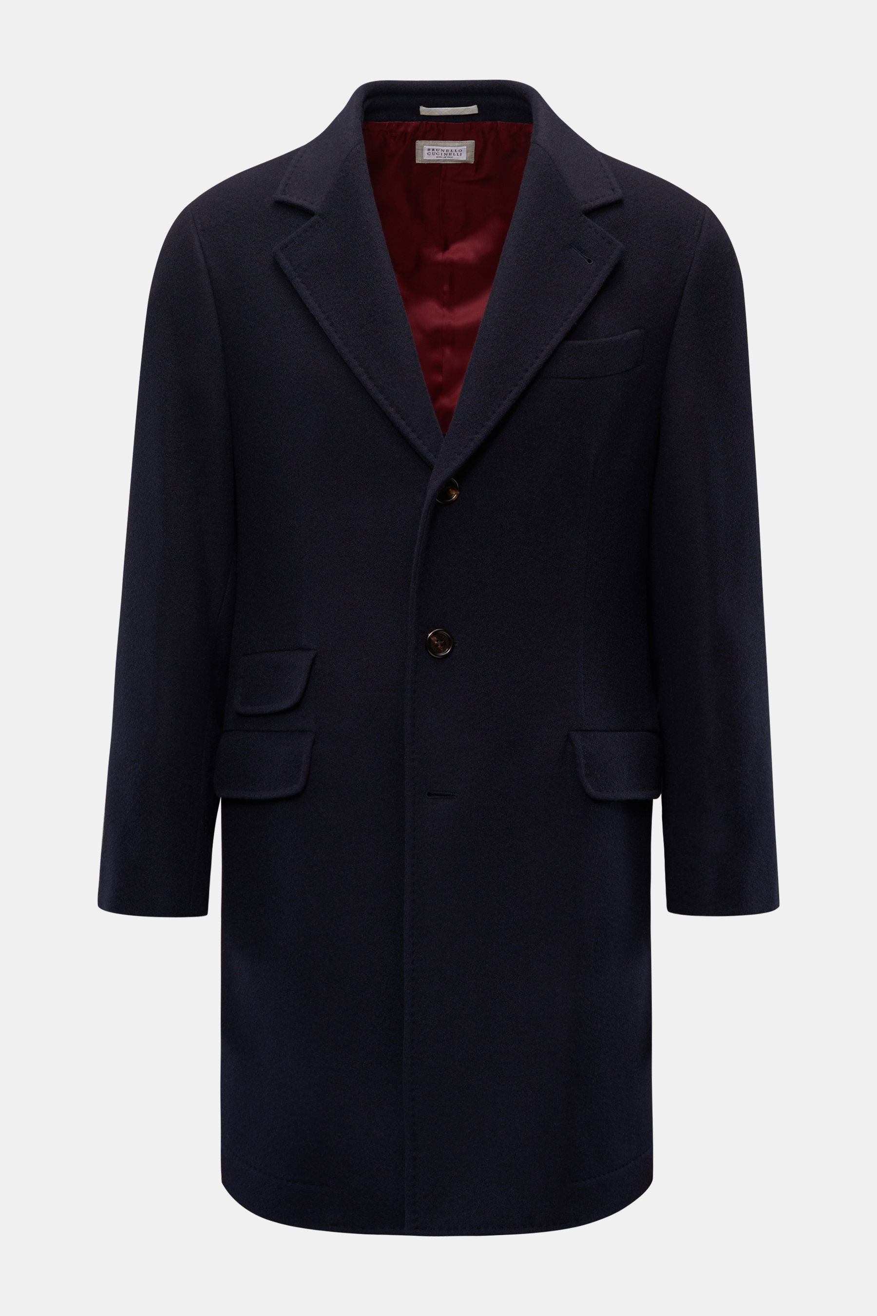 Brunello Cucinelli Cashmere Mantel navy