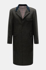 Thom Browne Wollmantel dunkelgrün