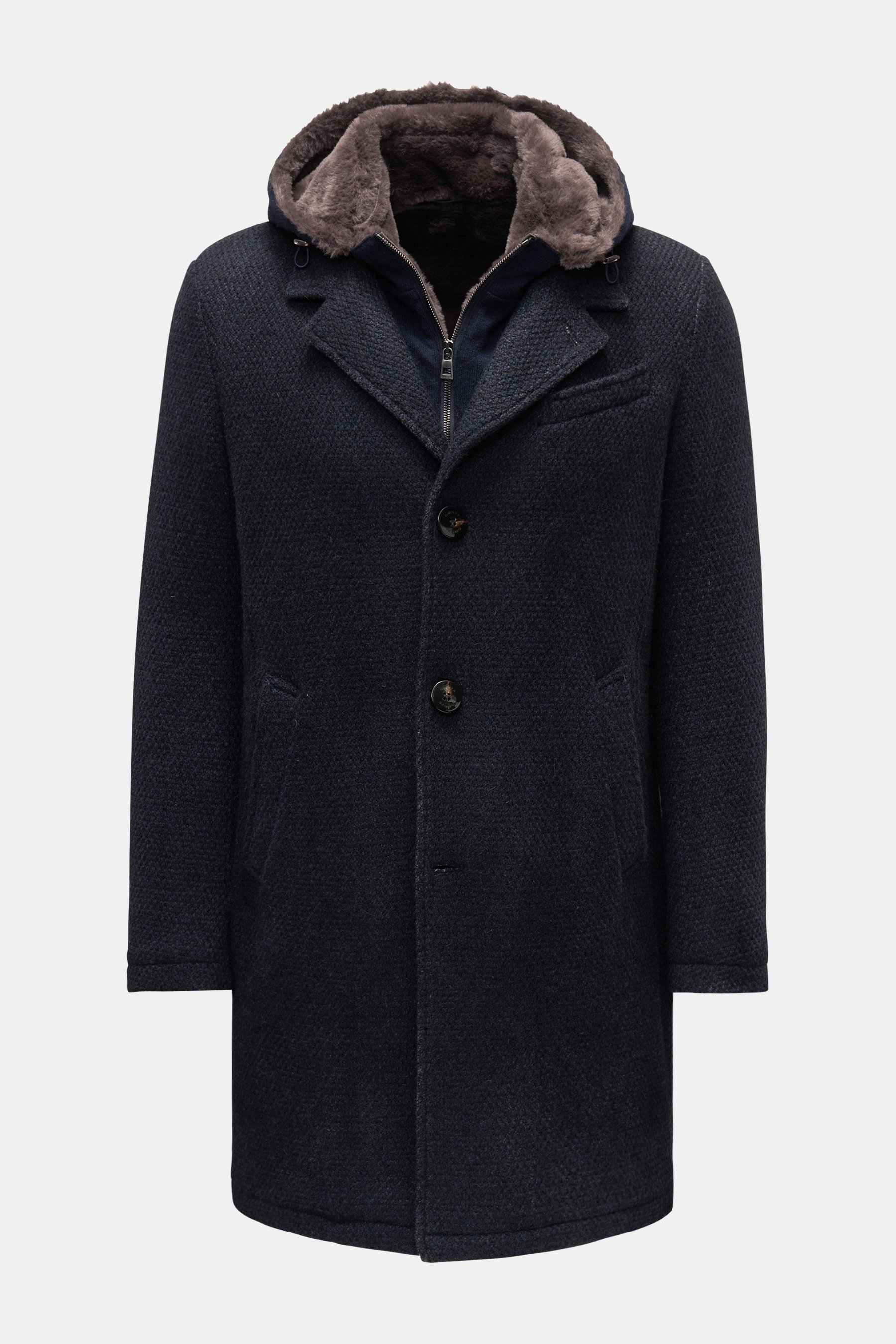 GMS75 Kurzmantel anthrazit/navy