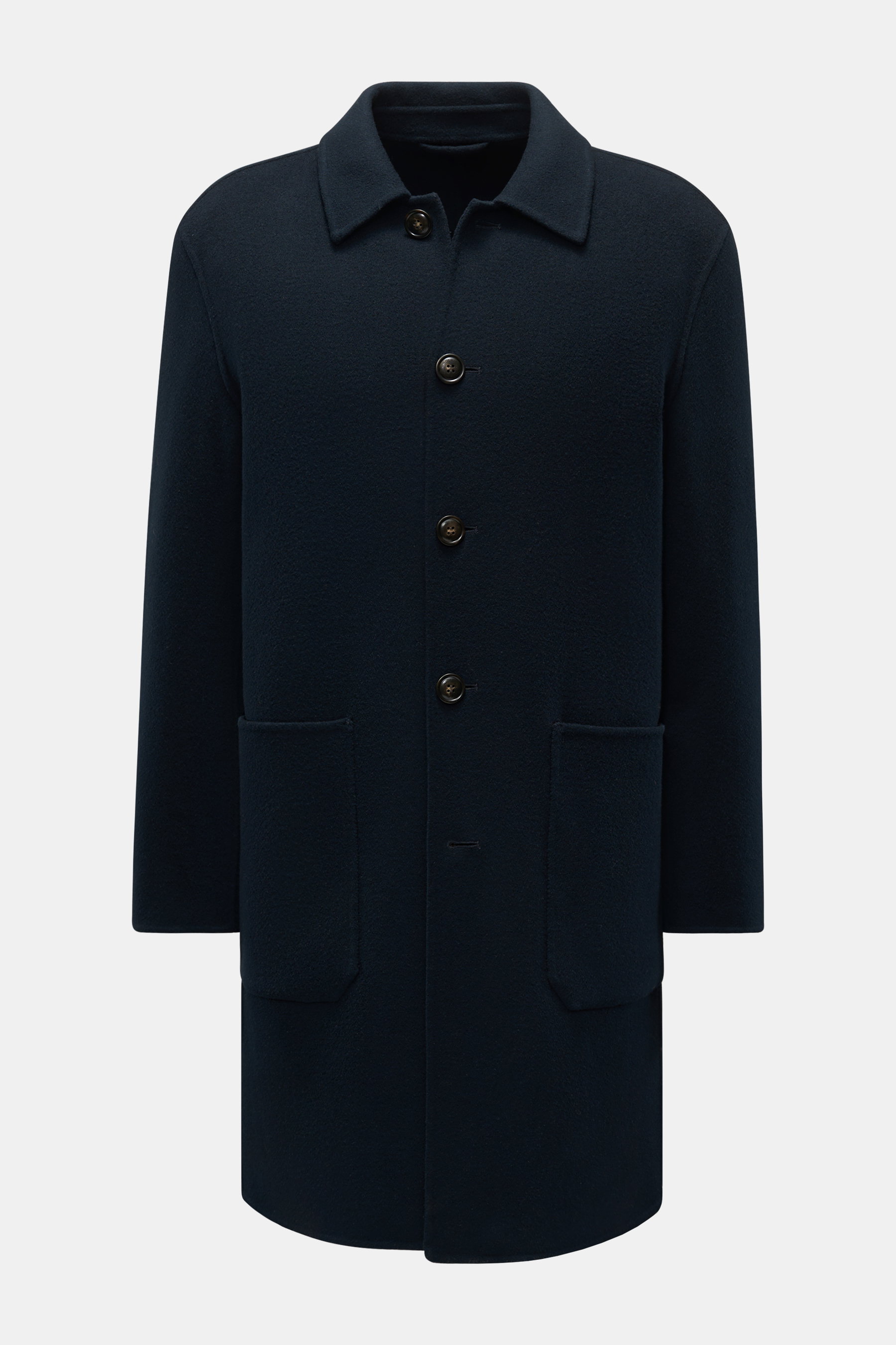 Woolrich Wollmantel navy