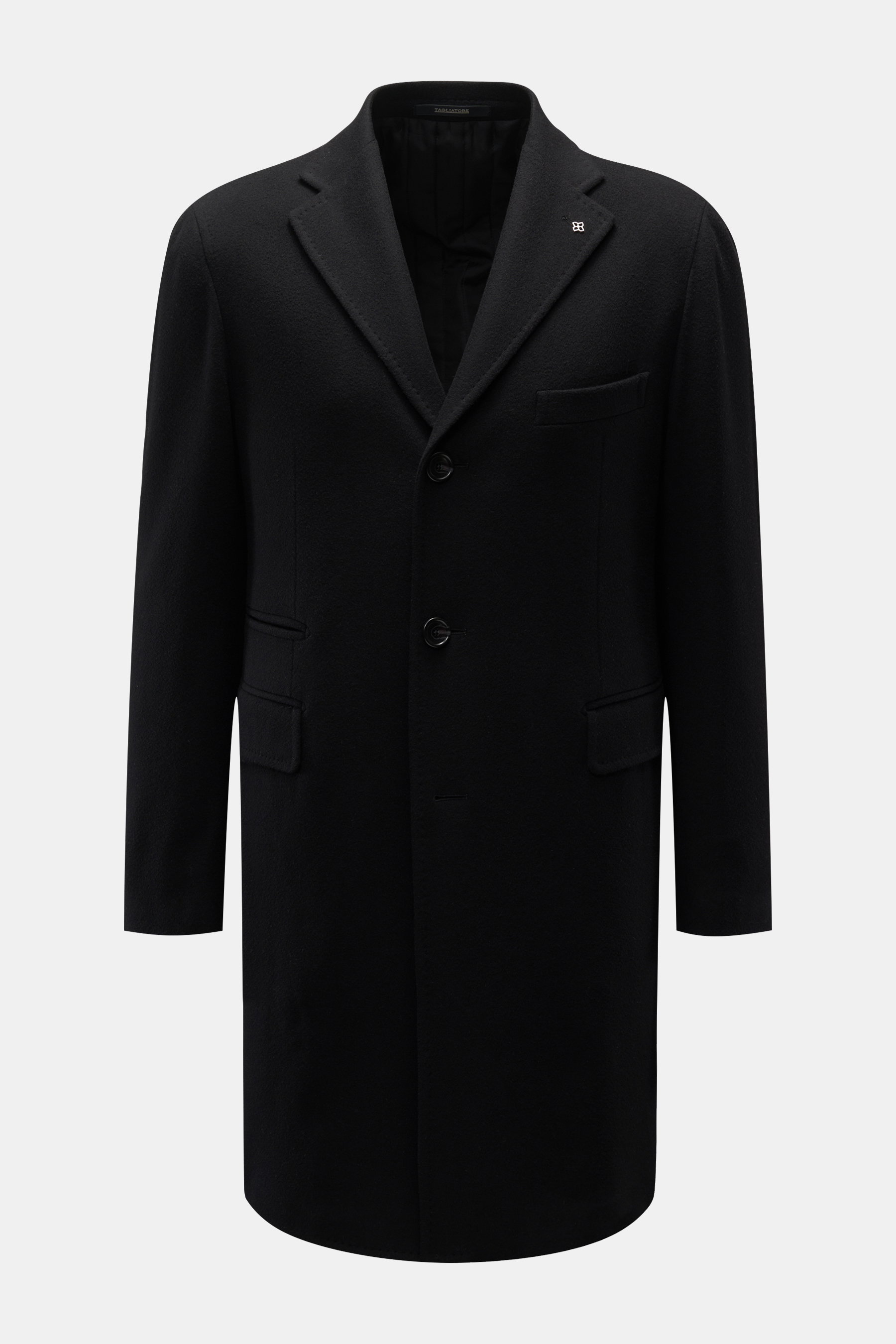 Tagliatore Wollmantel schwarz