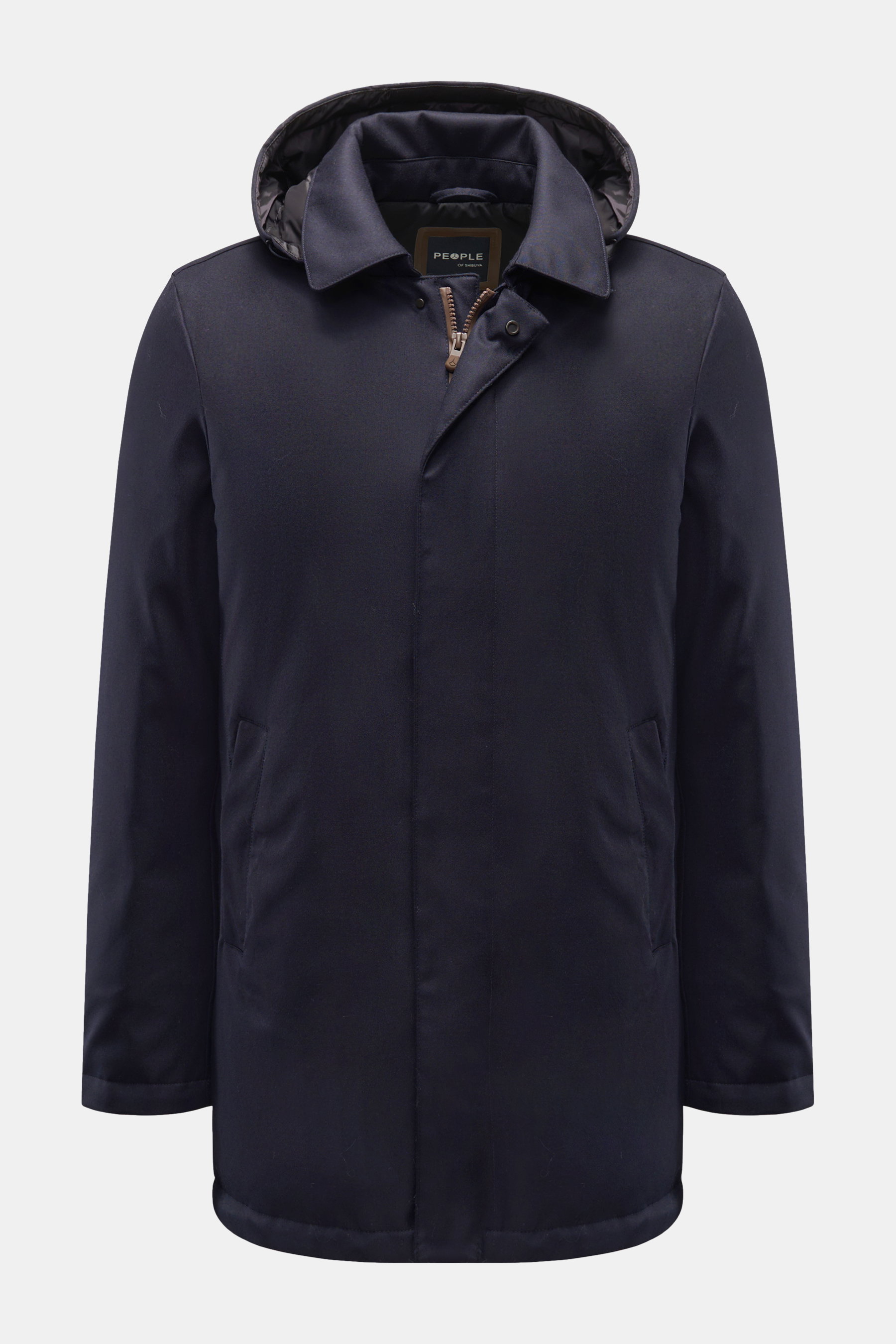 People of Shibuya Daunen-Kurzmantel 'Arka' navy