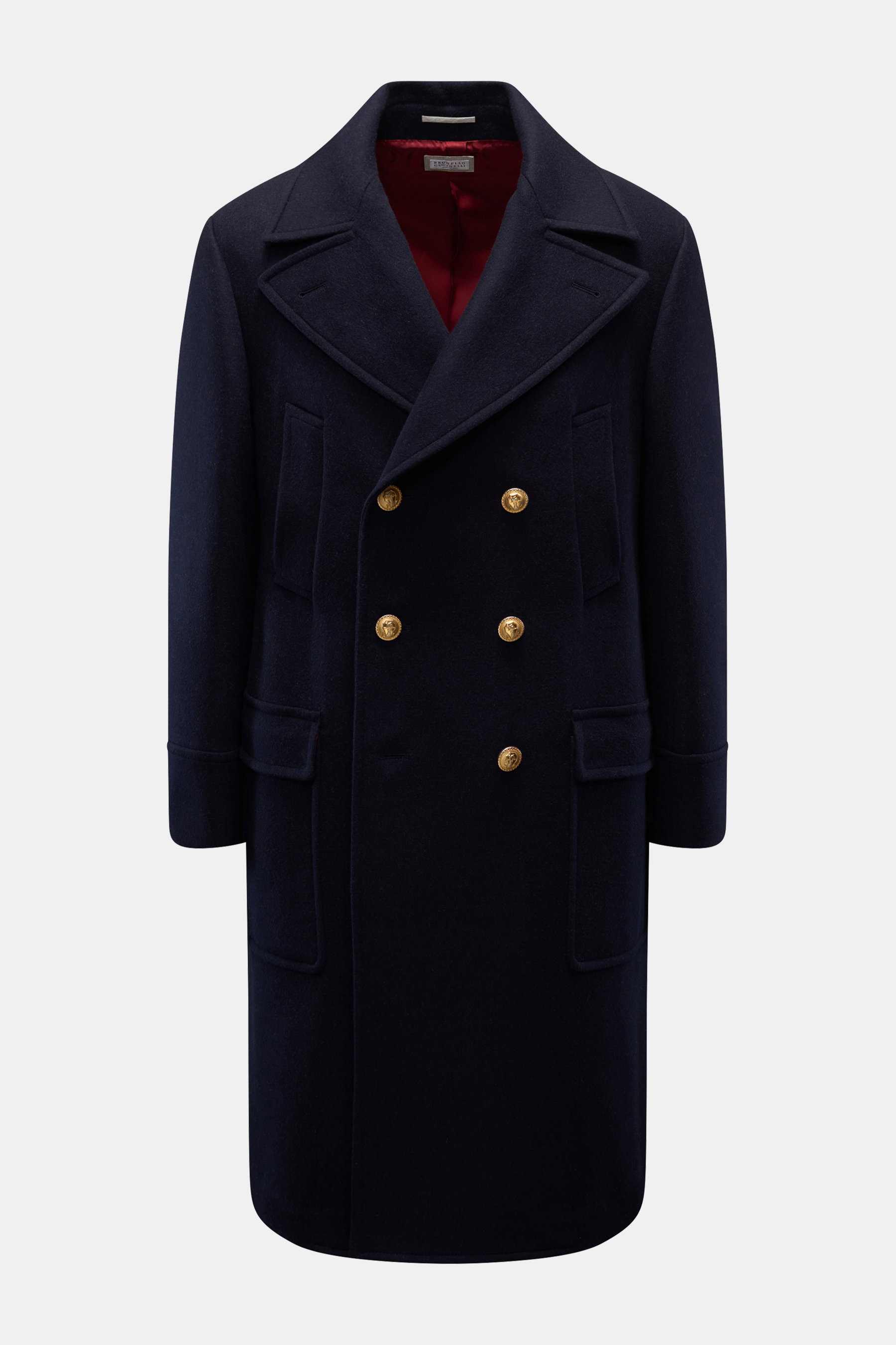 Brunello Cucinelli - Herren - Wollmantel navy Brunello Cucinelli - Herren - Wollmantel navy