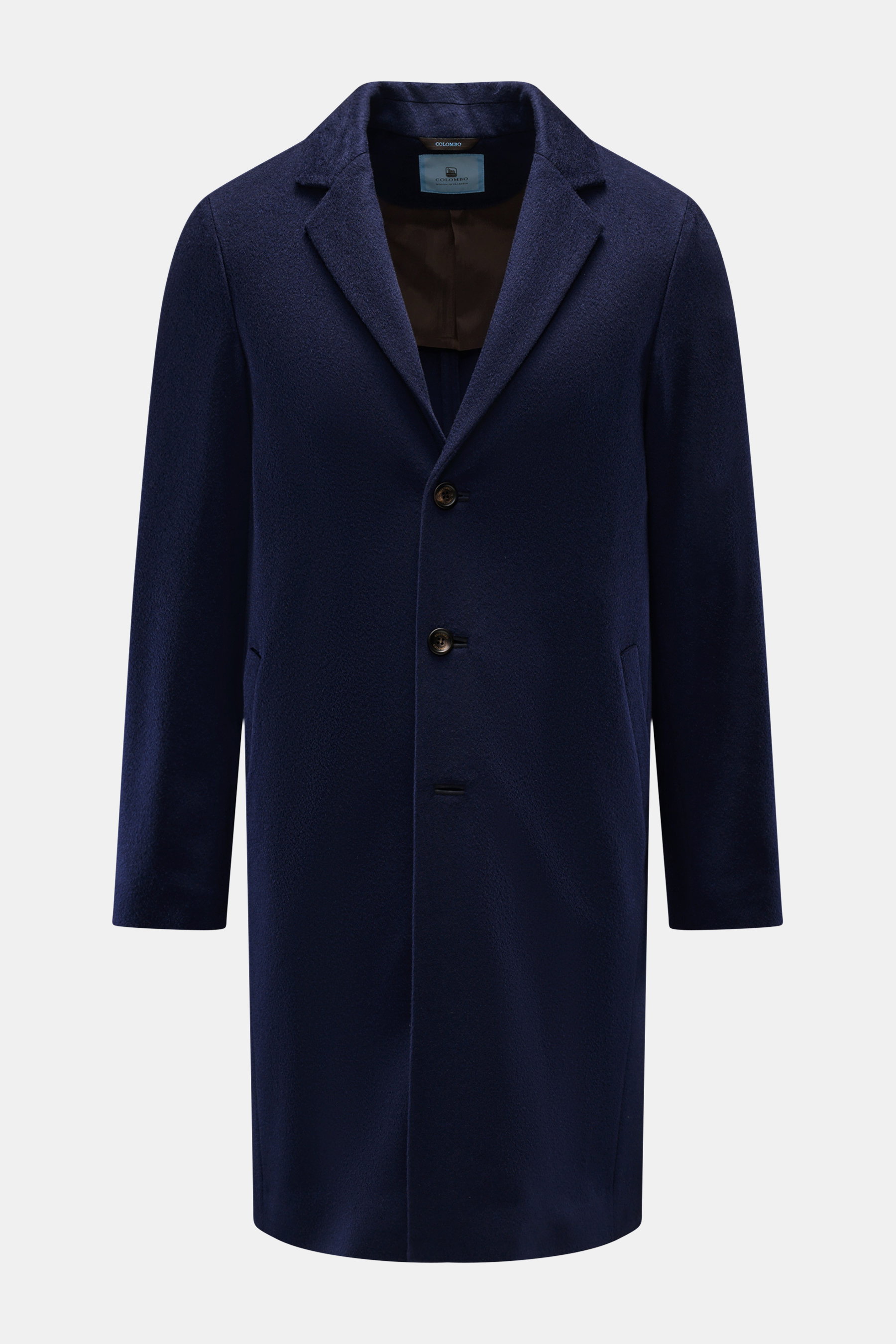 Colombo Cashmere Mantel dunkelblau