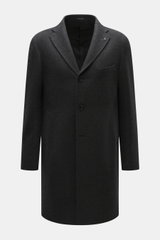 Front view of Tagliatore Wollmantel graubraun/taupe gemustert, a slim fit double-breasted coat in pure virgin wool with classic herringbone pattern.

Description: <p>Klassische Eleganz von TAGLIATORE: Gefertigt aus reiner Schurwolle im zeitlosen Fischgr