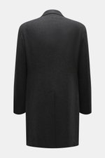 Rear view of Tagliatore Wollmantel graubraun/taupe gemustert, classic double-breasted slim fit coat in pure virgin wool with herringbone pattern.

Description: <p>Klassische Eleganz von TAGLIATORE: Gefertigt aus reiner Schurwolle im zeitlosen Fischgrat-