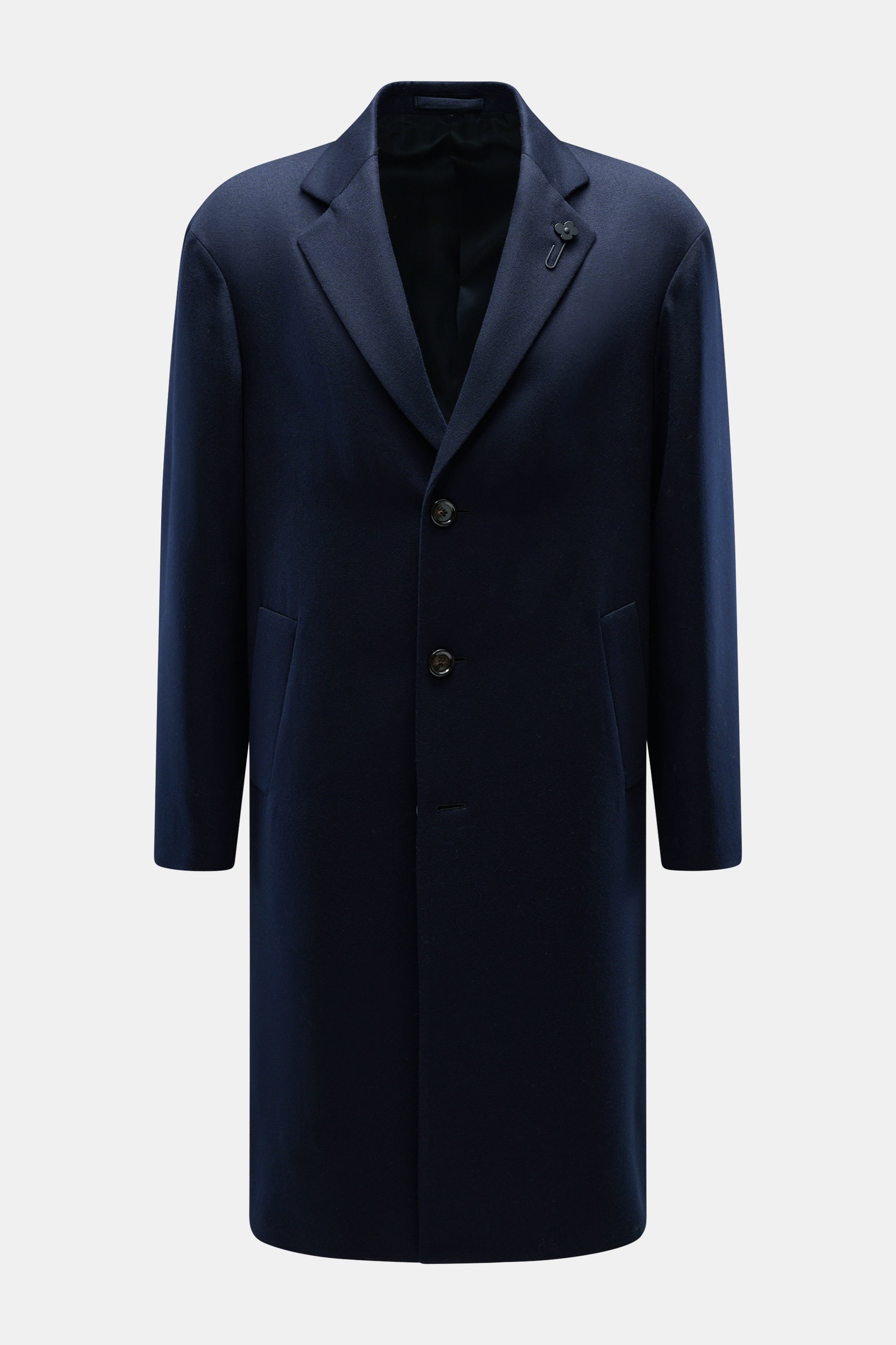 Lardini Wollmantel navy