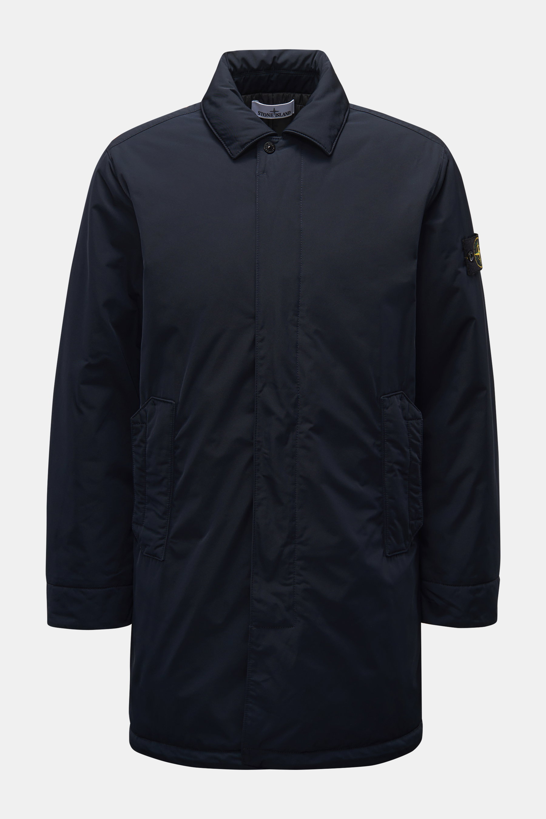Stone Island Parka 'Micro Twill' dark navy