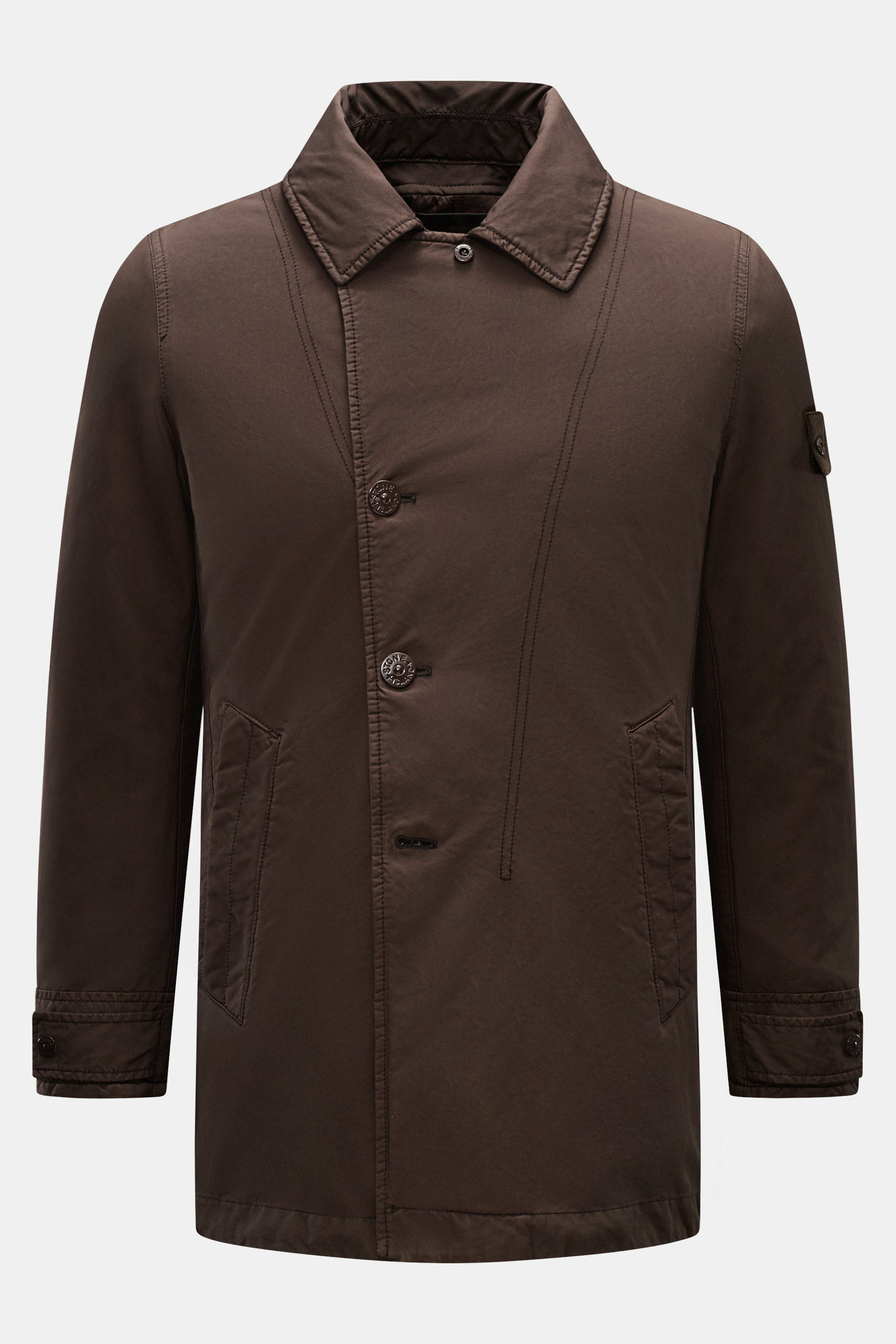 【定価14万4千】STONE  Ghost Pieceコート STONE ISLAND jacket 'David-TC Ghost Piece' dark brown