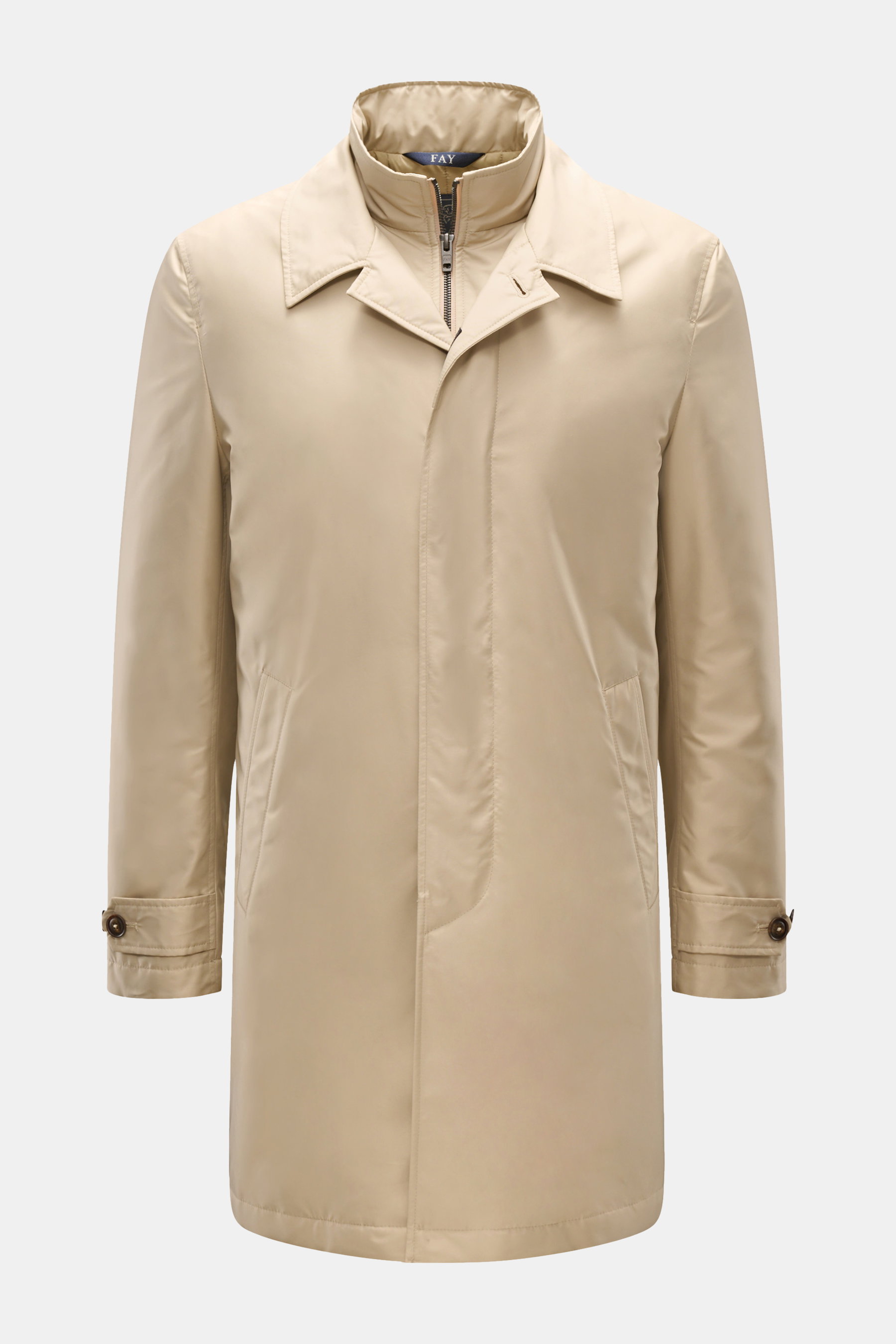 Fay Mantel 'Morning Coat' beige