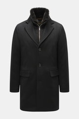 Moorer Cashmere Jacke 'Lang' schwarz