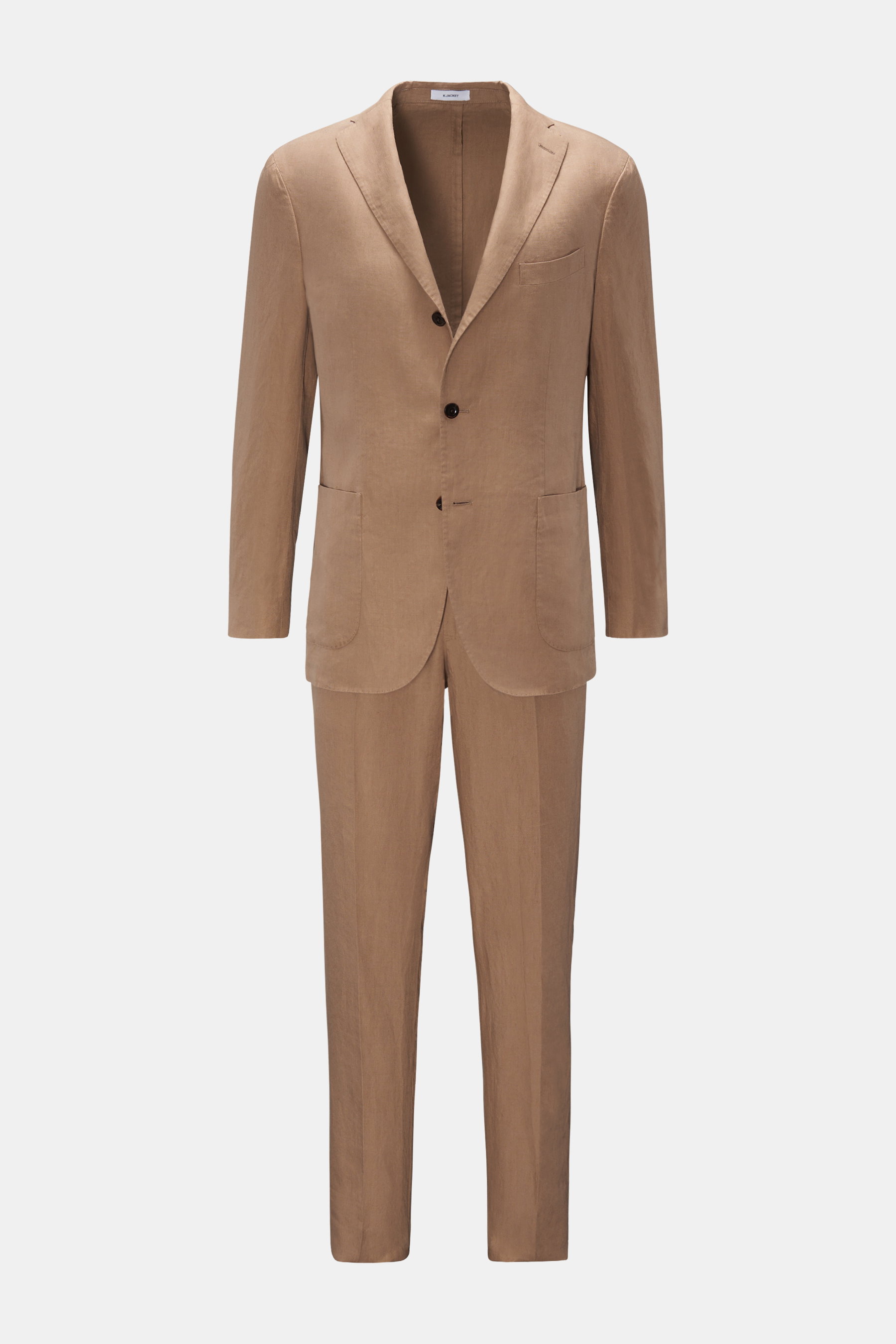 Boglioli Leinenanzug 'K.Jacket' hellbraun