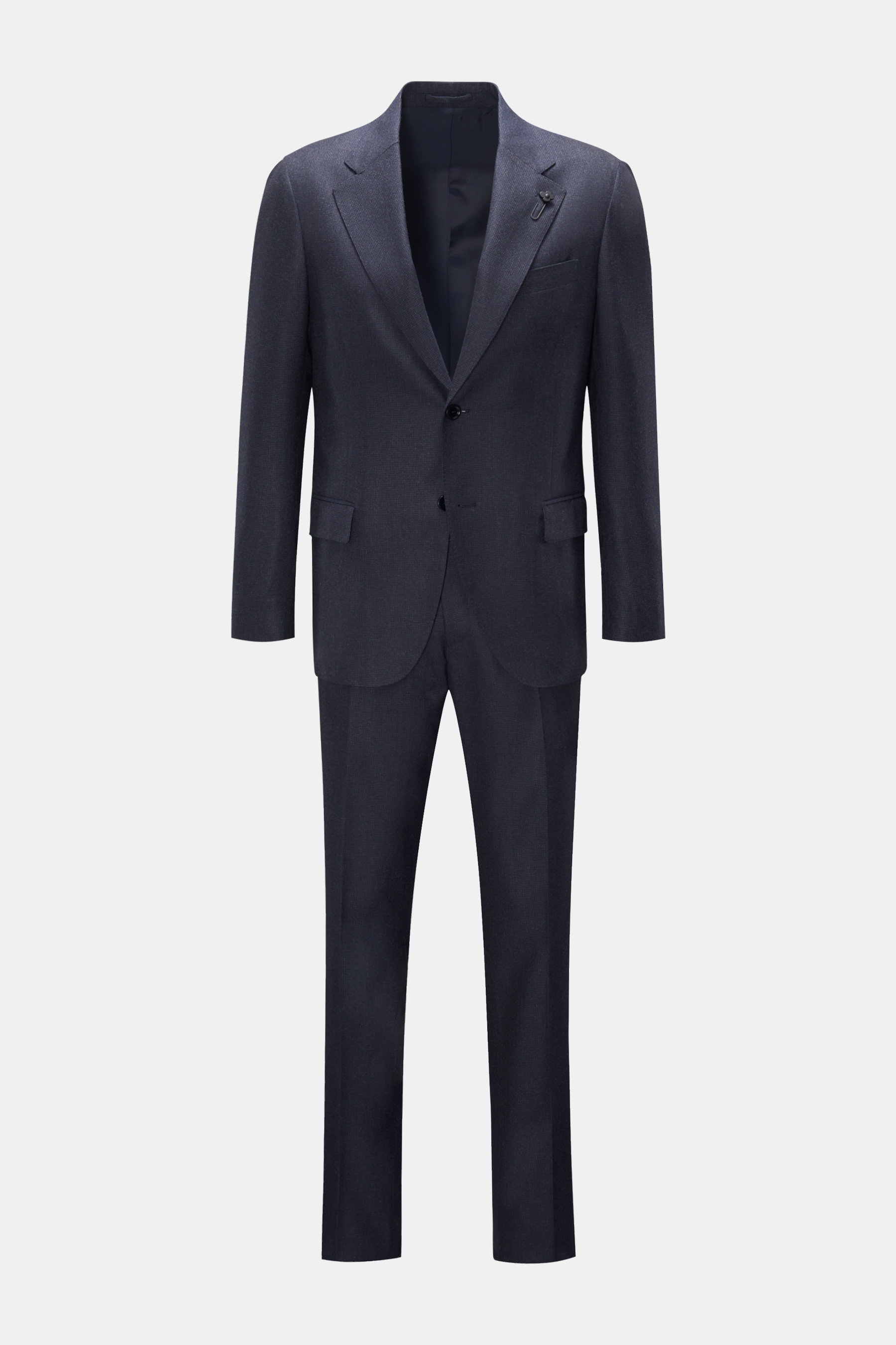 Lardini Anzug graublau kariert