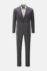 Stile Latino Suit 'Vincenzo' dark grey/light grey striped