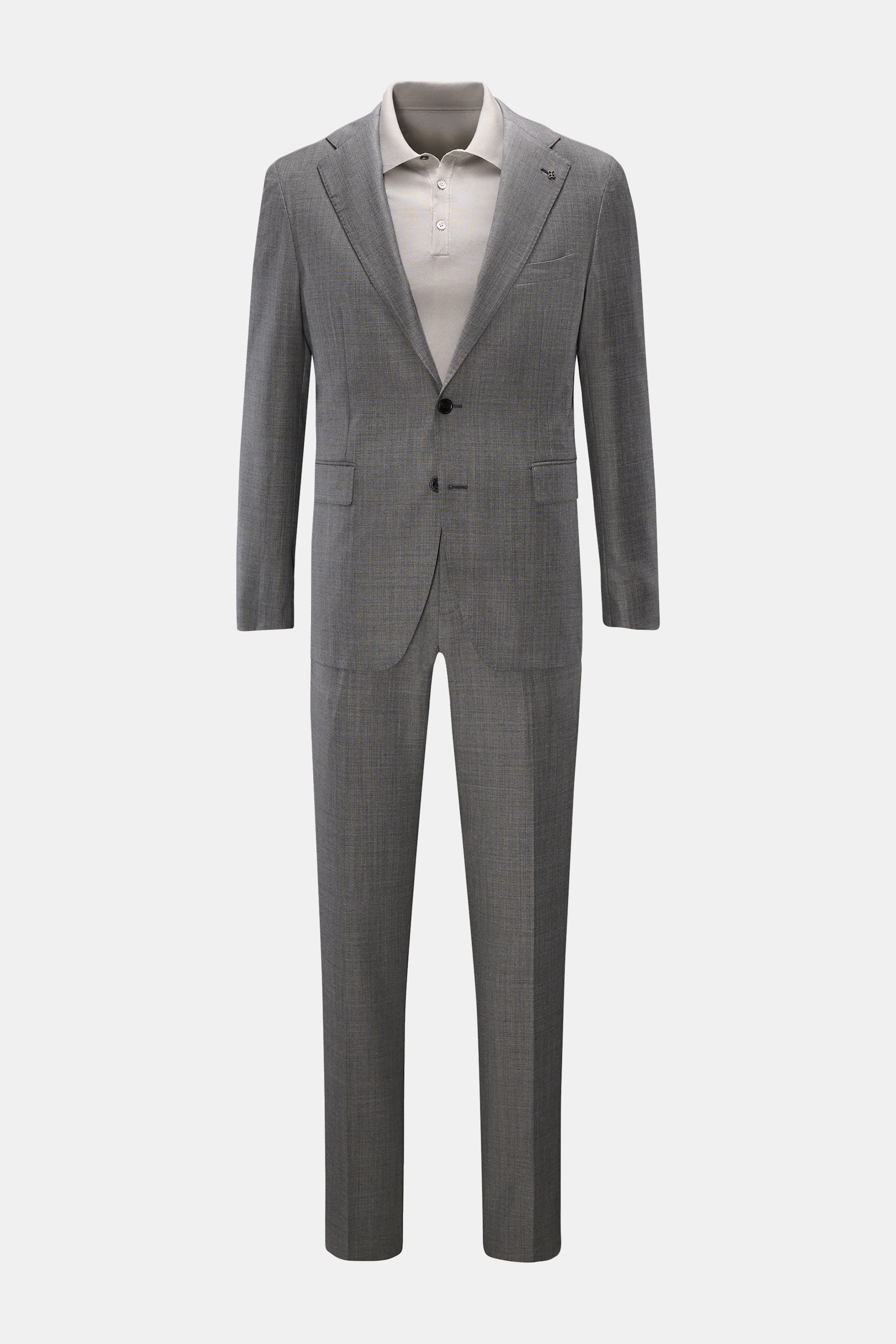 Tagliatore Suit 'Vesuvio' dark grey mottled