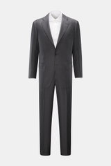 Cesare Attolini Suit anthracite striped