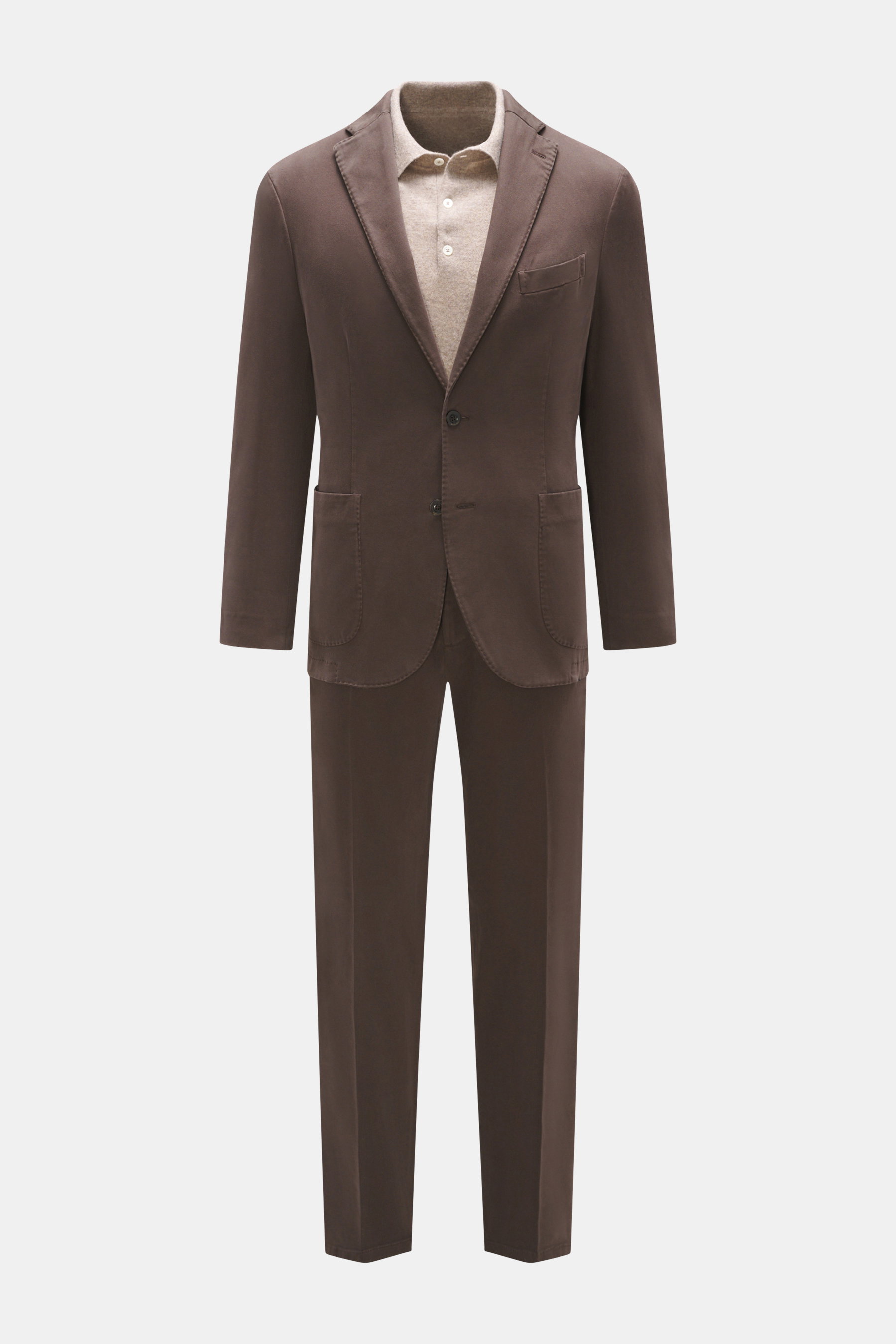 Boglioli Anzug 'K. Jacket' graubraun