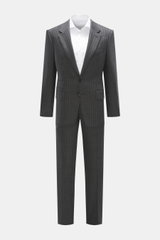 Tom Ford Anzug 'Shelton' dunkelgrau gestreift