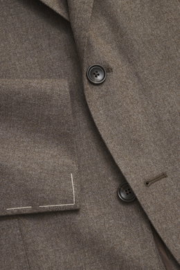 Tagliatore Anzug 'Vesuvio' taupe meliert