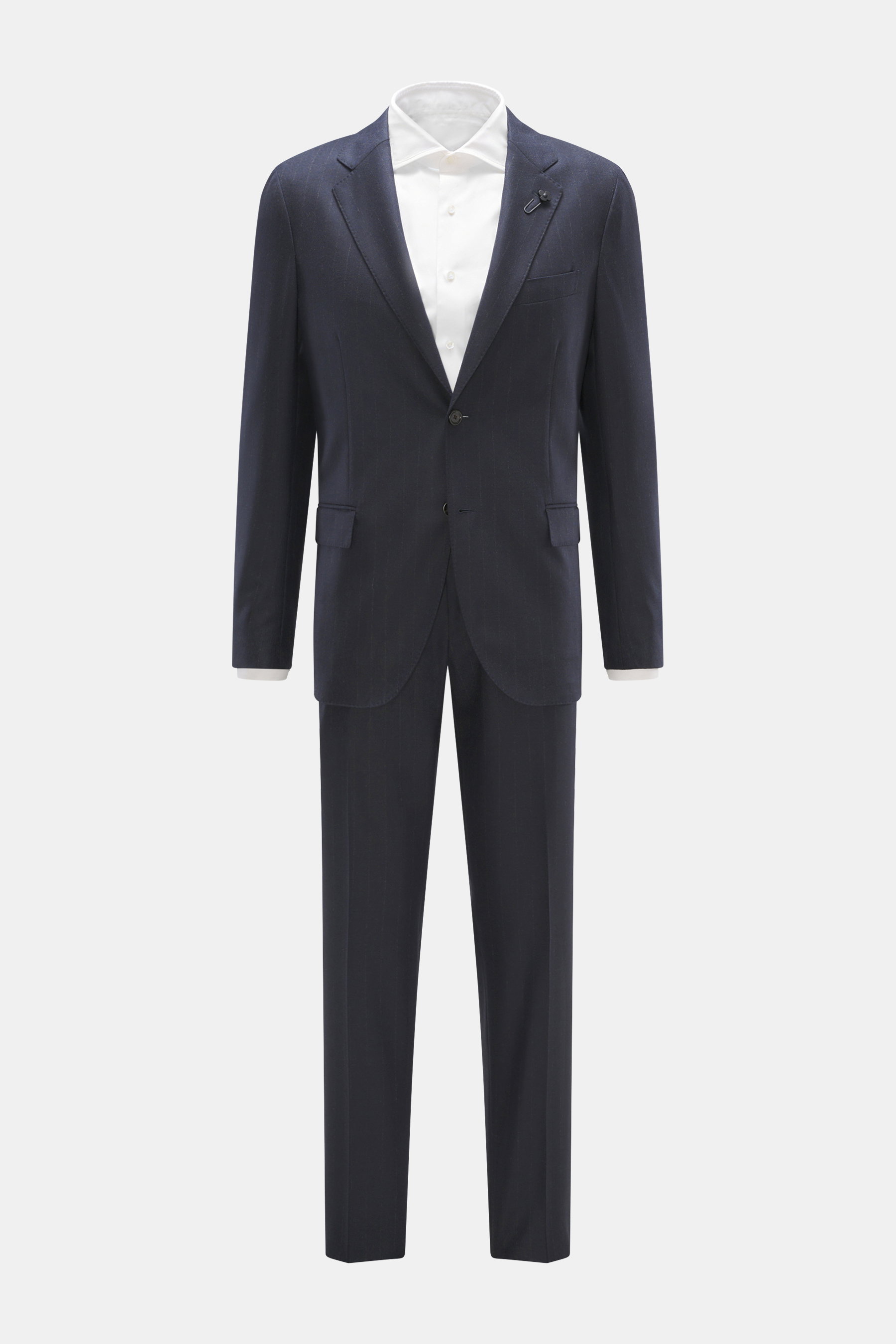 Lardini Anzug dark navy gestreift