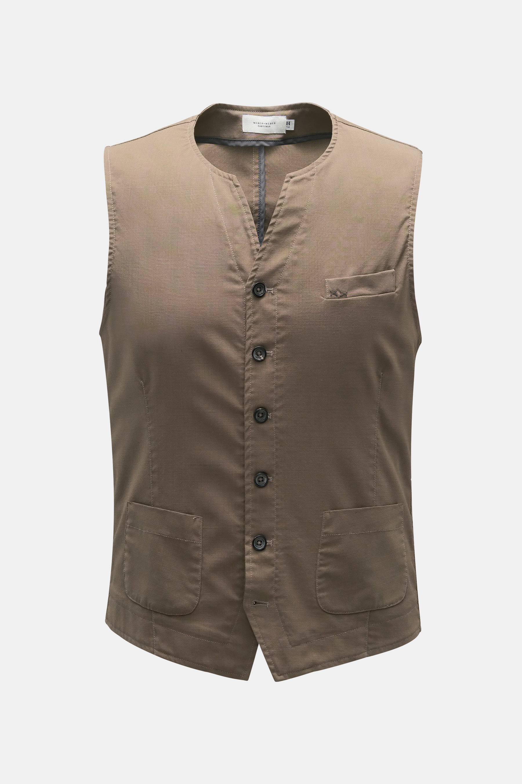 Weber+Weber Weste 'Fresco Gilet' khaki