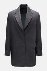Our Legacy Sakko 'Porpoise Blazer' dunkelgrau/schwarz gestreift