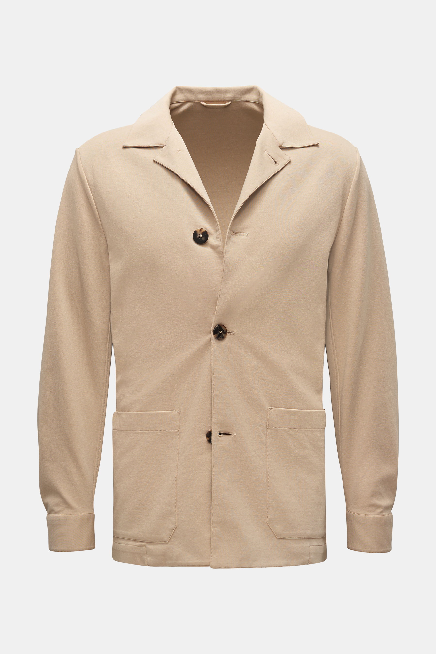 Doppiaa Jersey-Overshirt 'Aalbion' beige