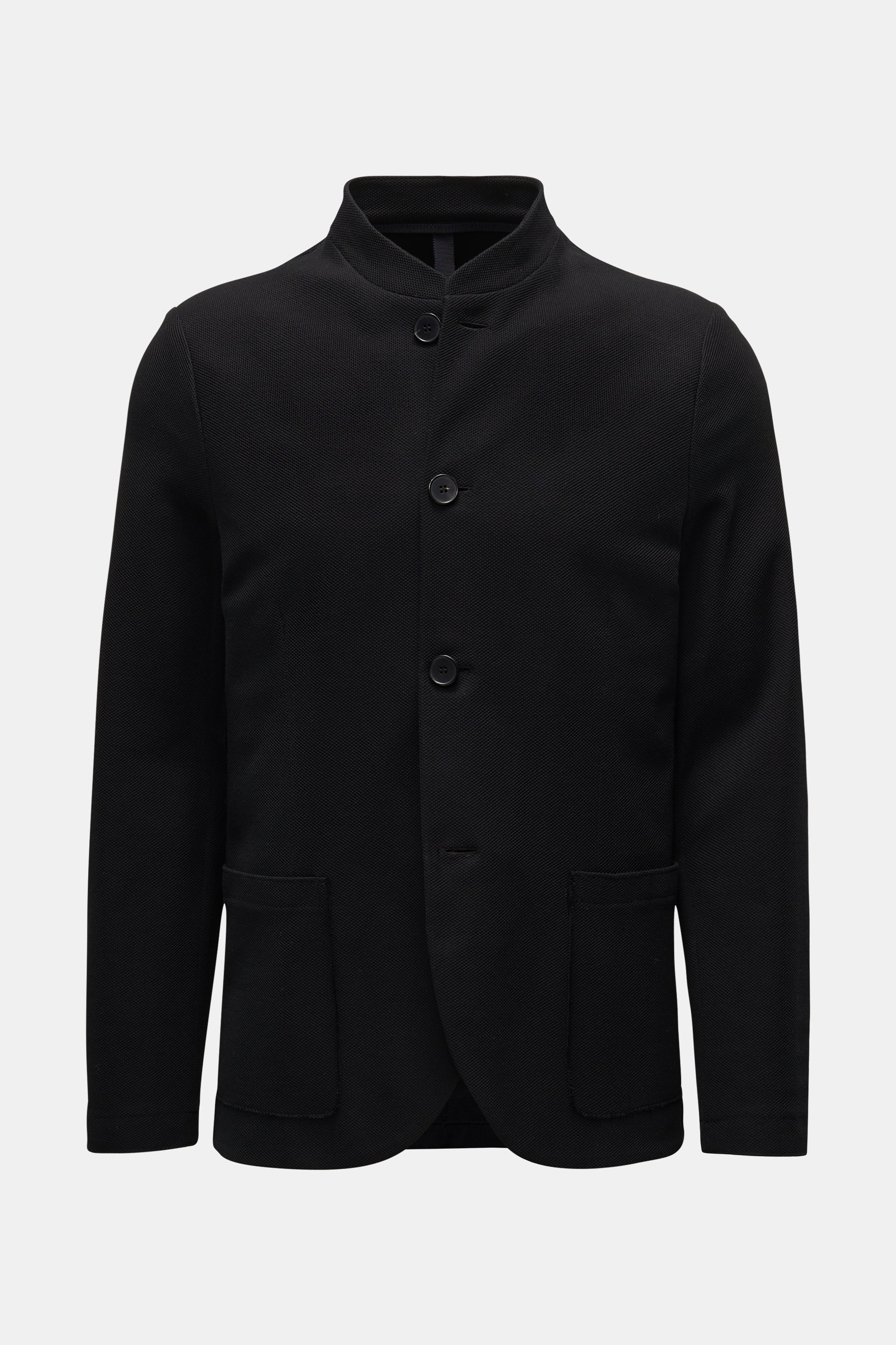 Harris Wharf London  Strickblazer 'Nehru Jacket' navy
