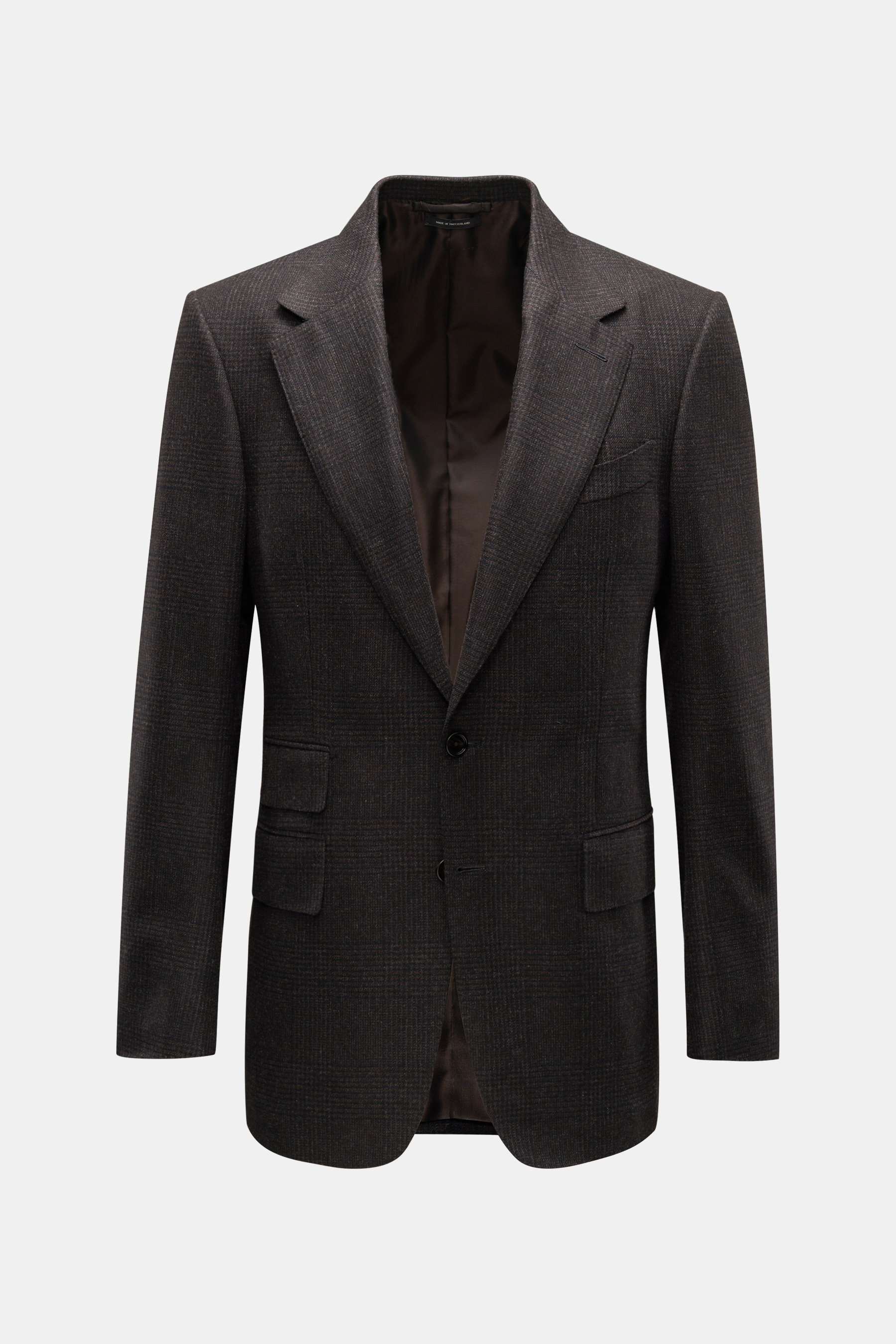 Tom Ford Sakko 'Shelton' dunkelbraun/schwarz kariert