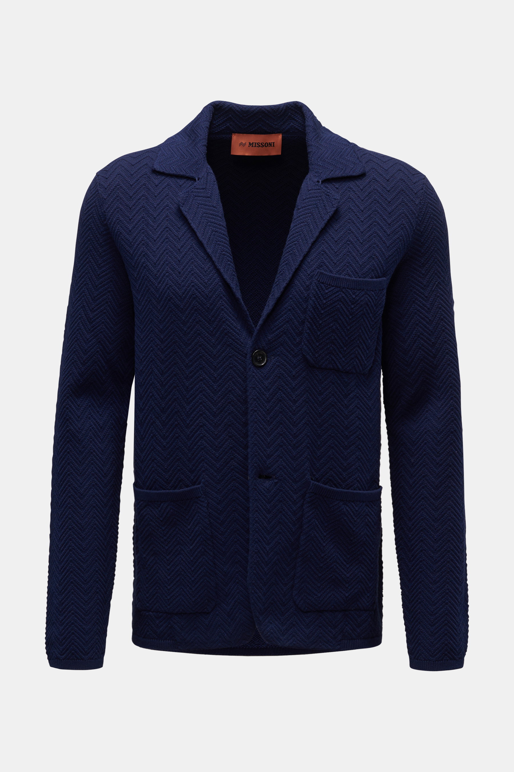 Missoni Strickblazer navy