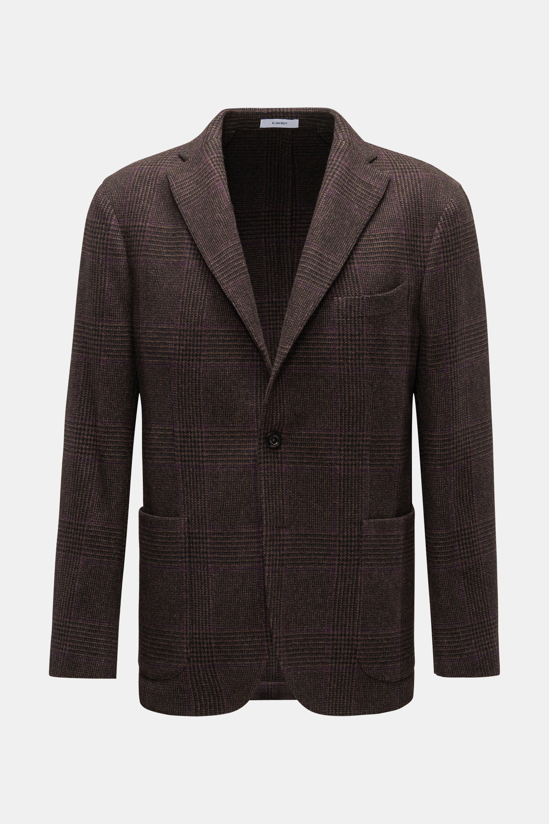 Boglioli Sakko 'K. Jacket' braun/dunkelbraun kariert