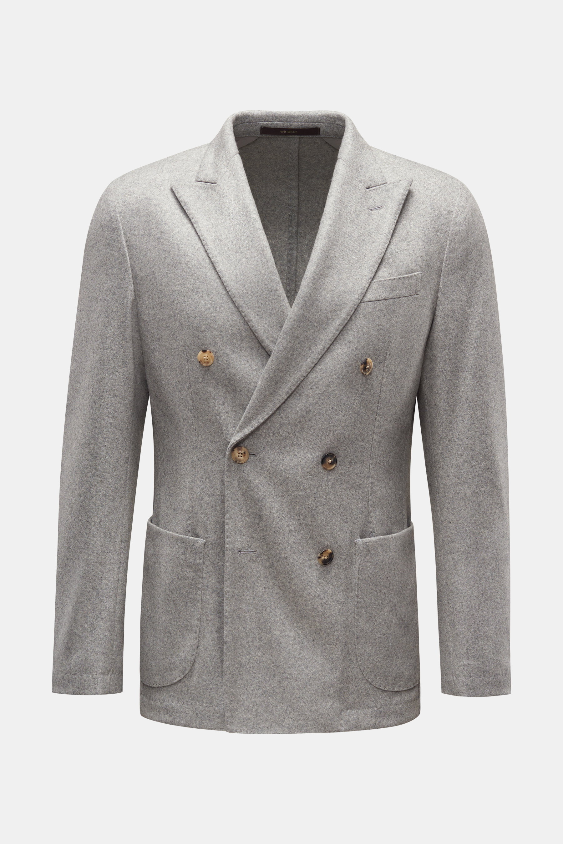 Windsor Sakko 'Satino' grau