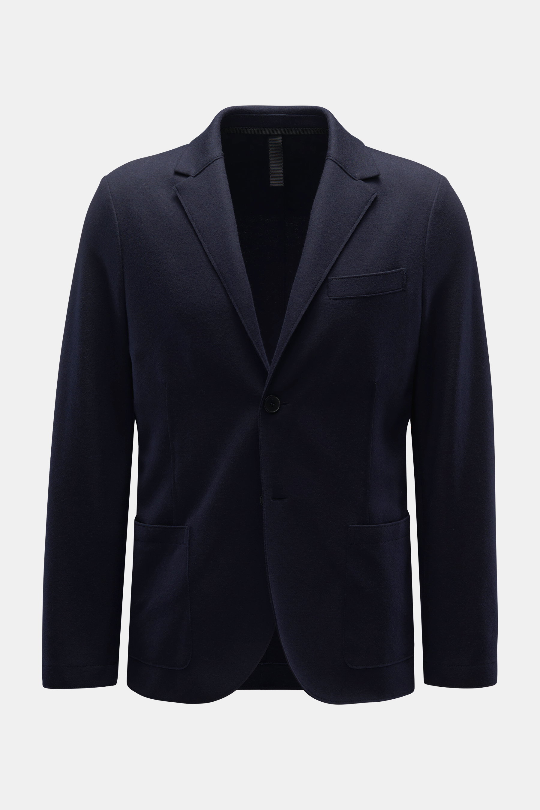 Harris Wharf London  Merino jersey jacket navy