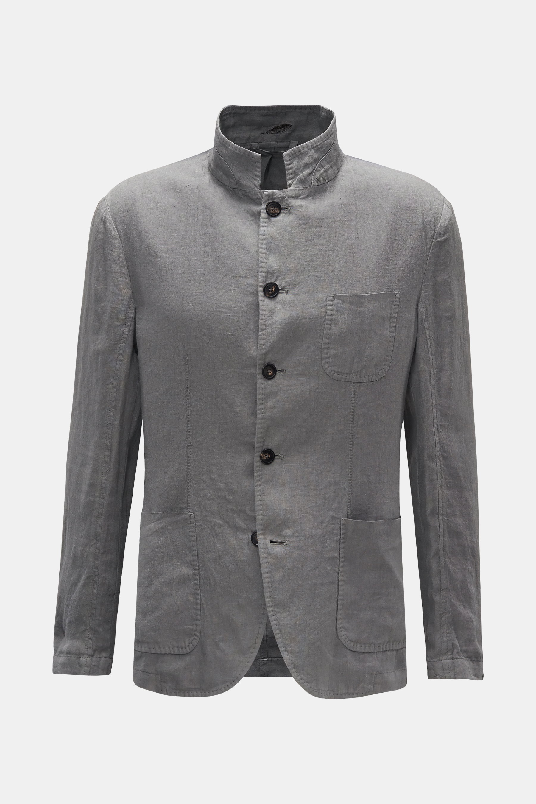 Weber+Weber Leinensakko 'Linen WW Blazer' grau