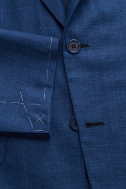 Brioni Smart-casual jacket 'New Plume' dark blue melange