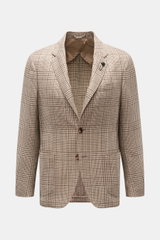 Lardini Sakko creme/braun kariert