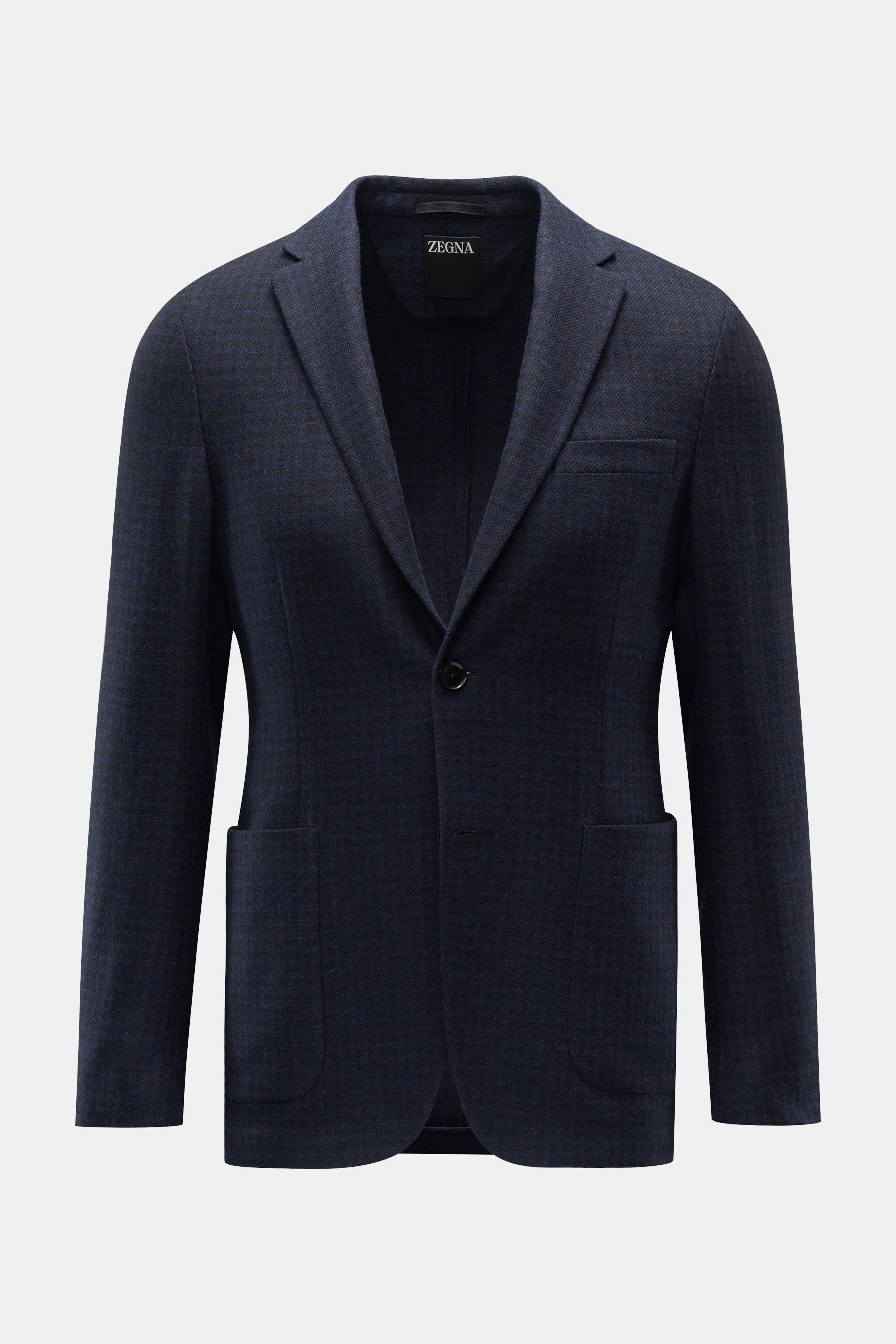 Zegna Sakko navy/schwarz kariert