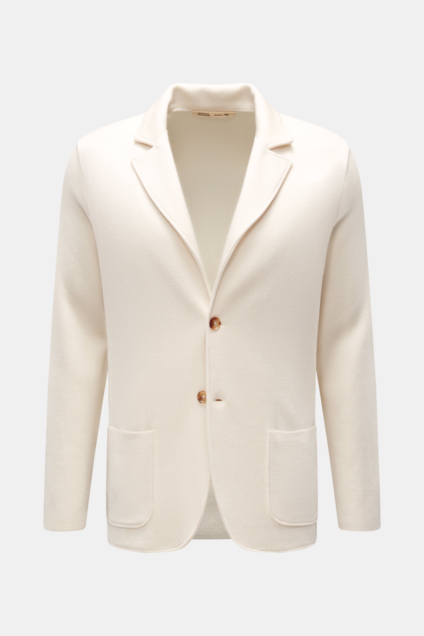Maurizio Baldassari Strickblazer 'Light Cashmere Swacket' creme