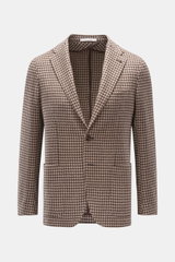 Tagliatore Sakko dunkelbraun/beige kariert