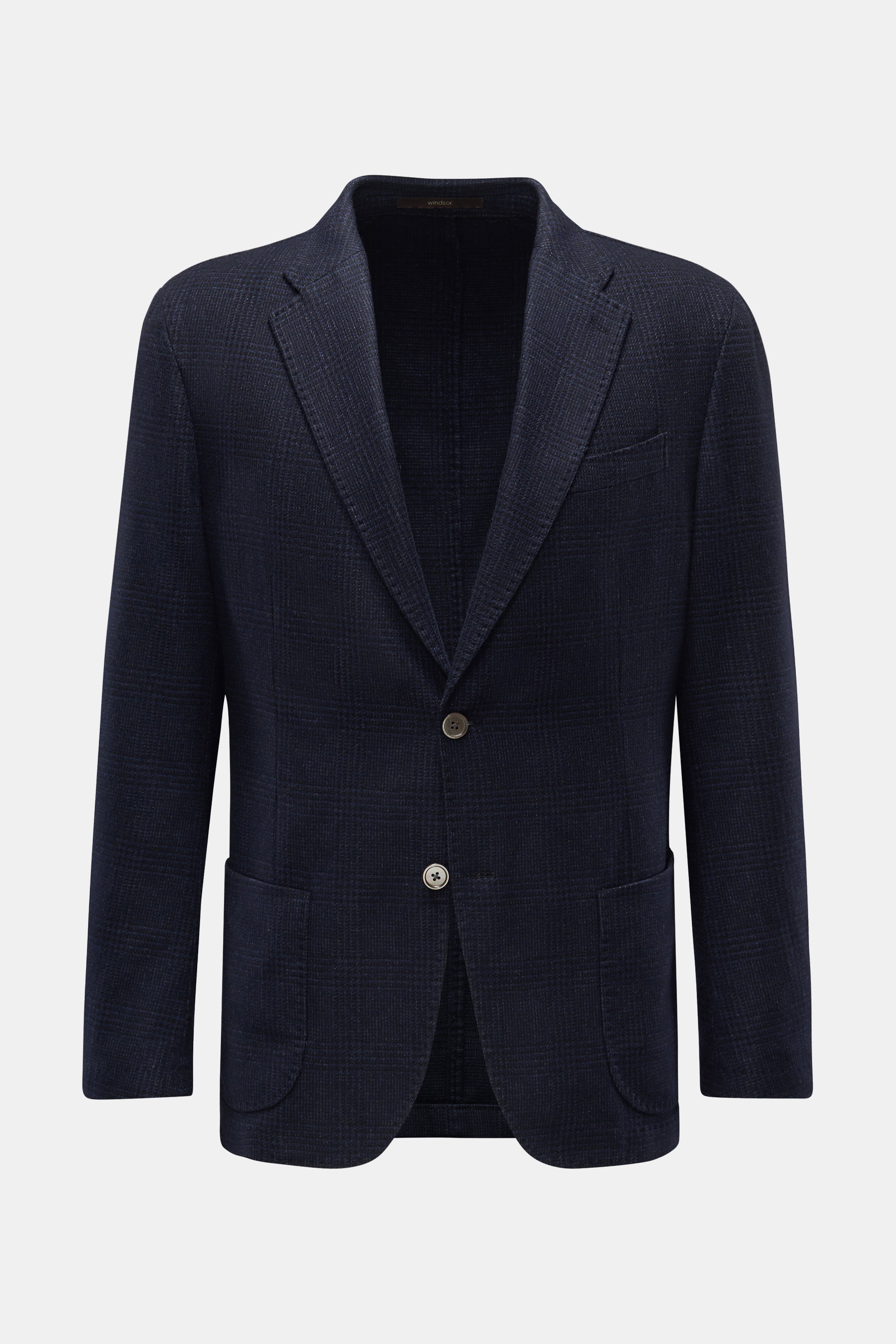 Windsor Sakko 'Giro' navy/schwarz kariert