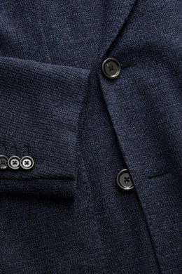 Lardini Strickblazer navy meliert
