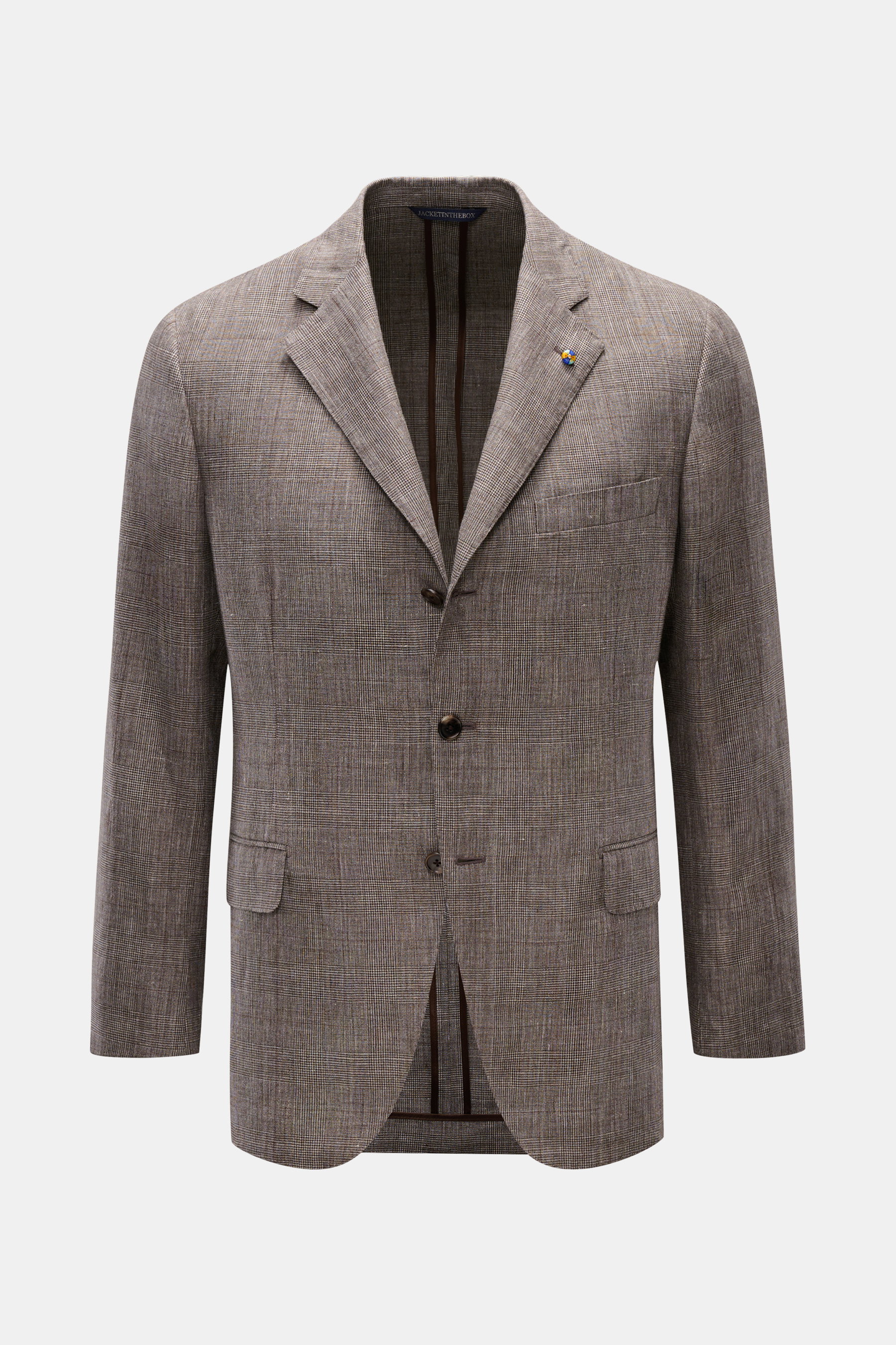 Belvest Sakko graubraun/creme kariert