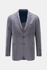 Stile Latino Sakko 'Vincenzo' navy/sand kariert