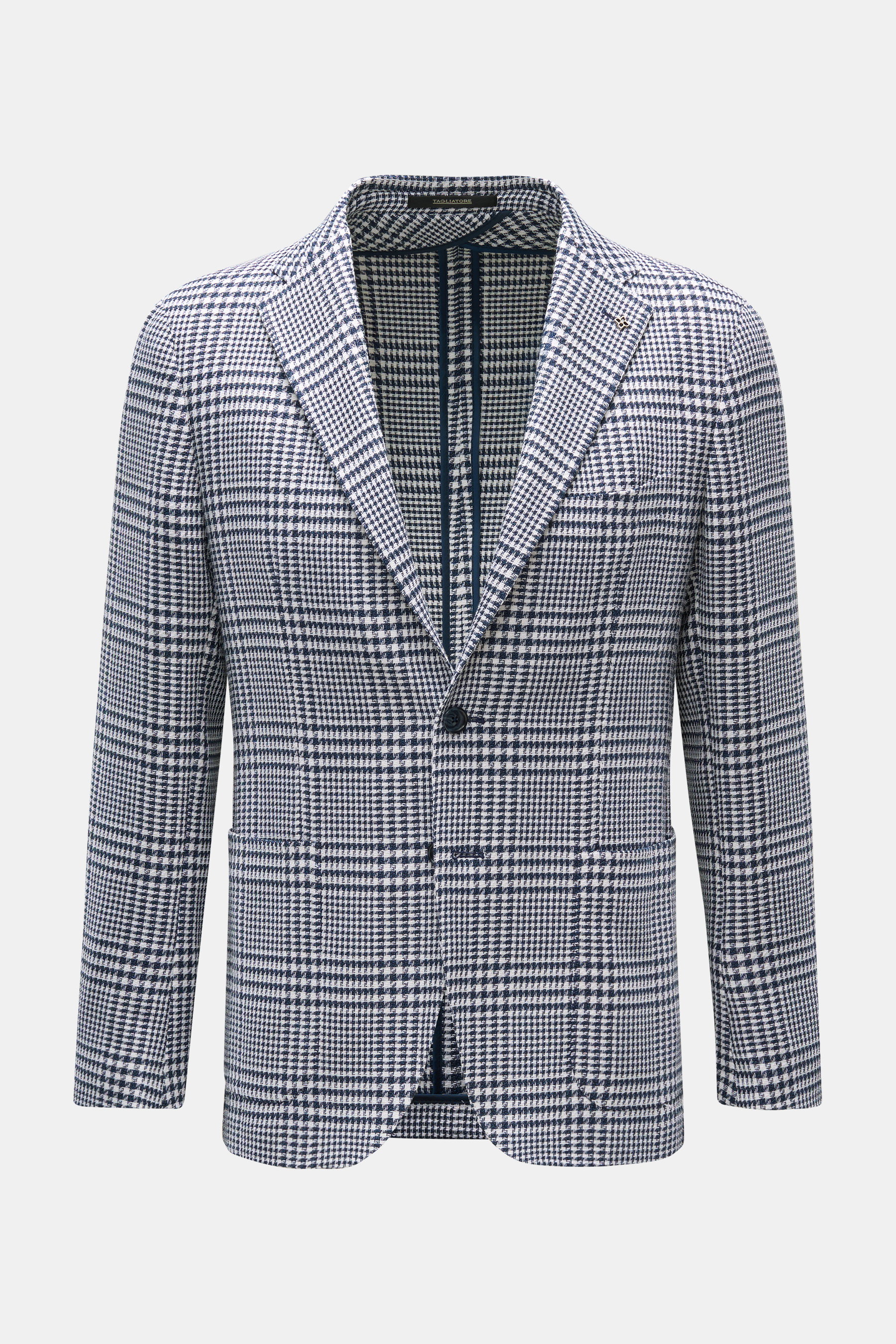 Tagliatore Sakko navy/weiß kariert